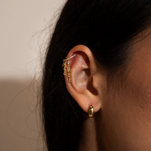 Midnight Drip Vermeil Ear Cuff
