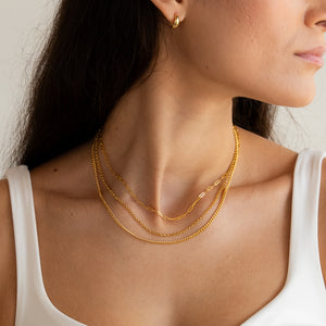 Crescent Moon Vermeil Earrings