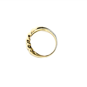 Croissant Vermeil Ring