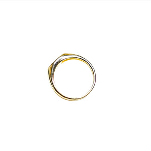 Oblong Signet Vermeil Ring