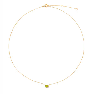 Olivine Necklace 14K Gold