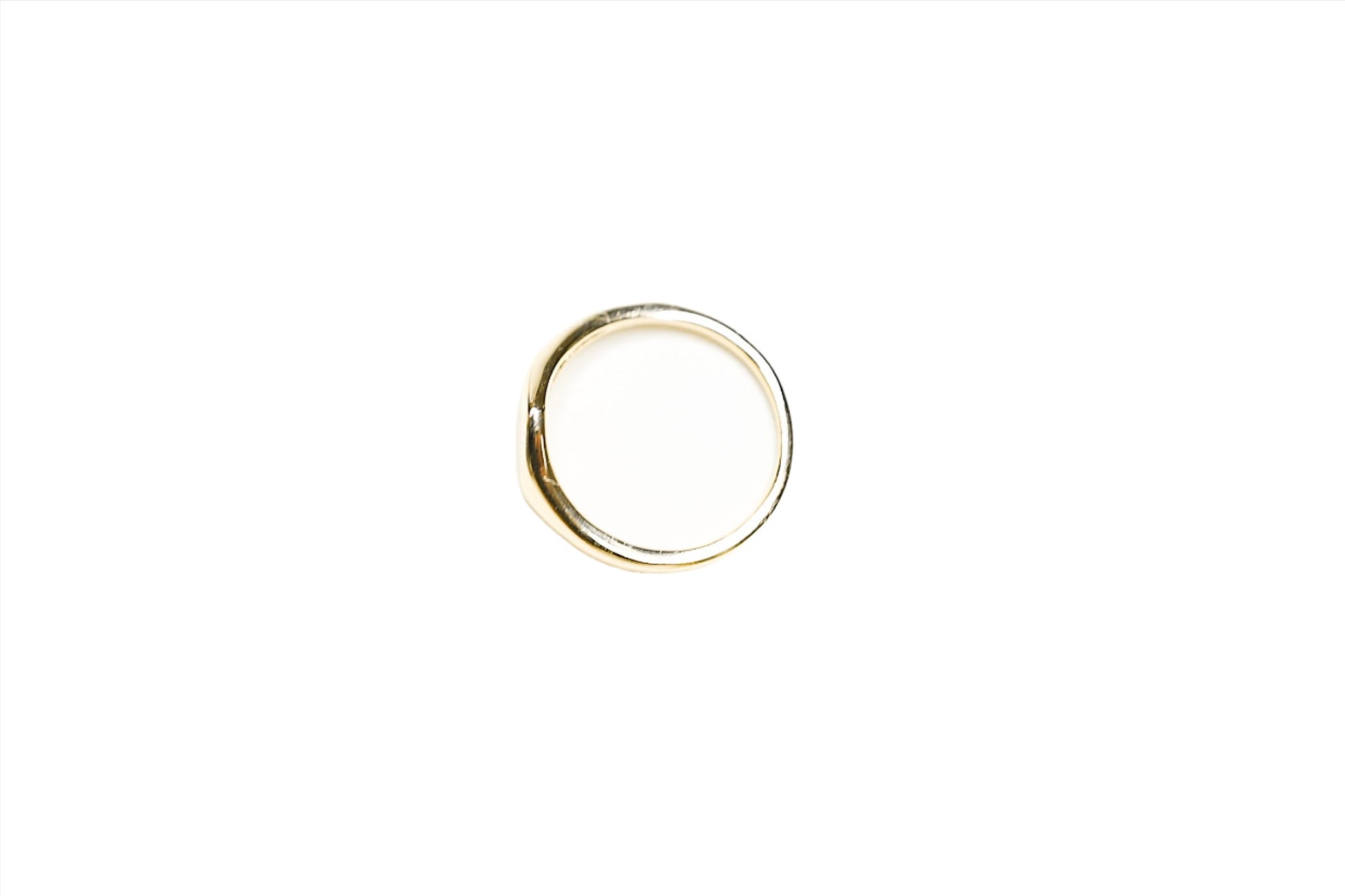 Oval Signet Vermeil Ring