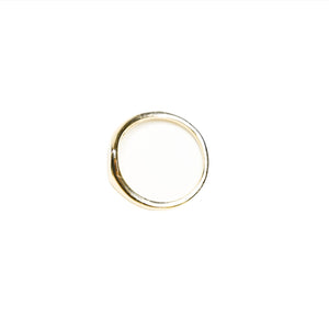 Oval Signet Vermeil Ring