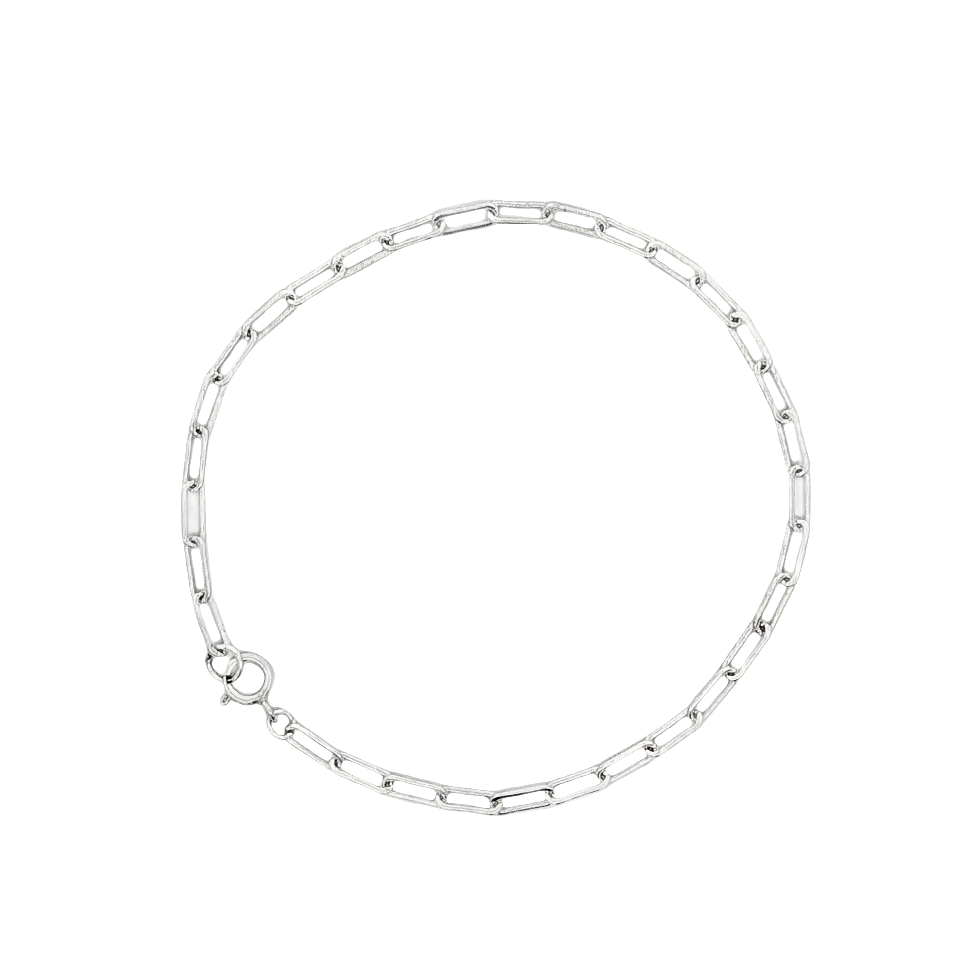 925 Paperclip Bracelet