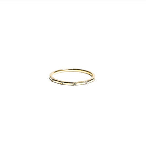 Petite Starz Vermeil Ring