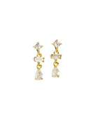 Petra Drop Earrings Vermeil