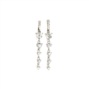 Posh Drop Earrings Sterling Silver