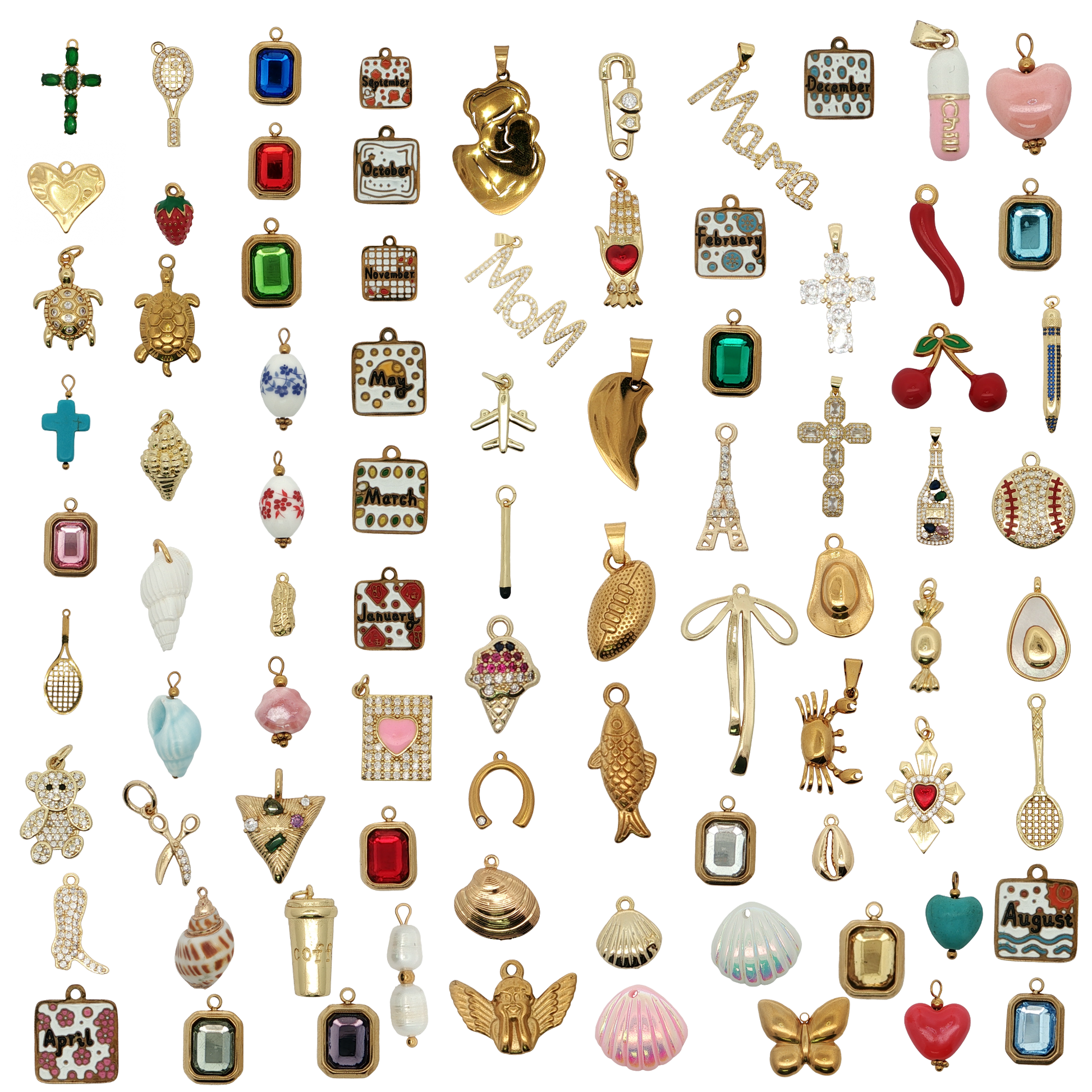 A-La-Cart 18k Gold Plated Charms