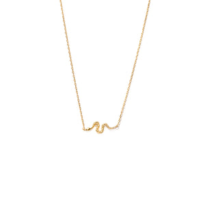 Serpent Necklace 14K Gold