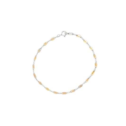 Two Toned Frill Bracelet