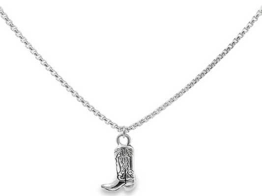 Cowboy Boot Necklace