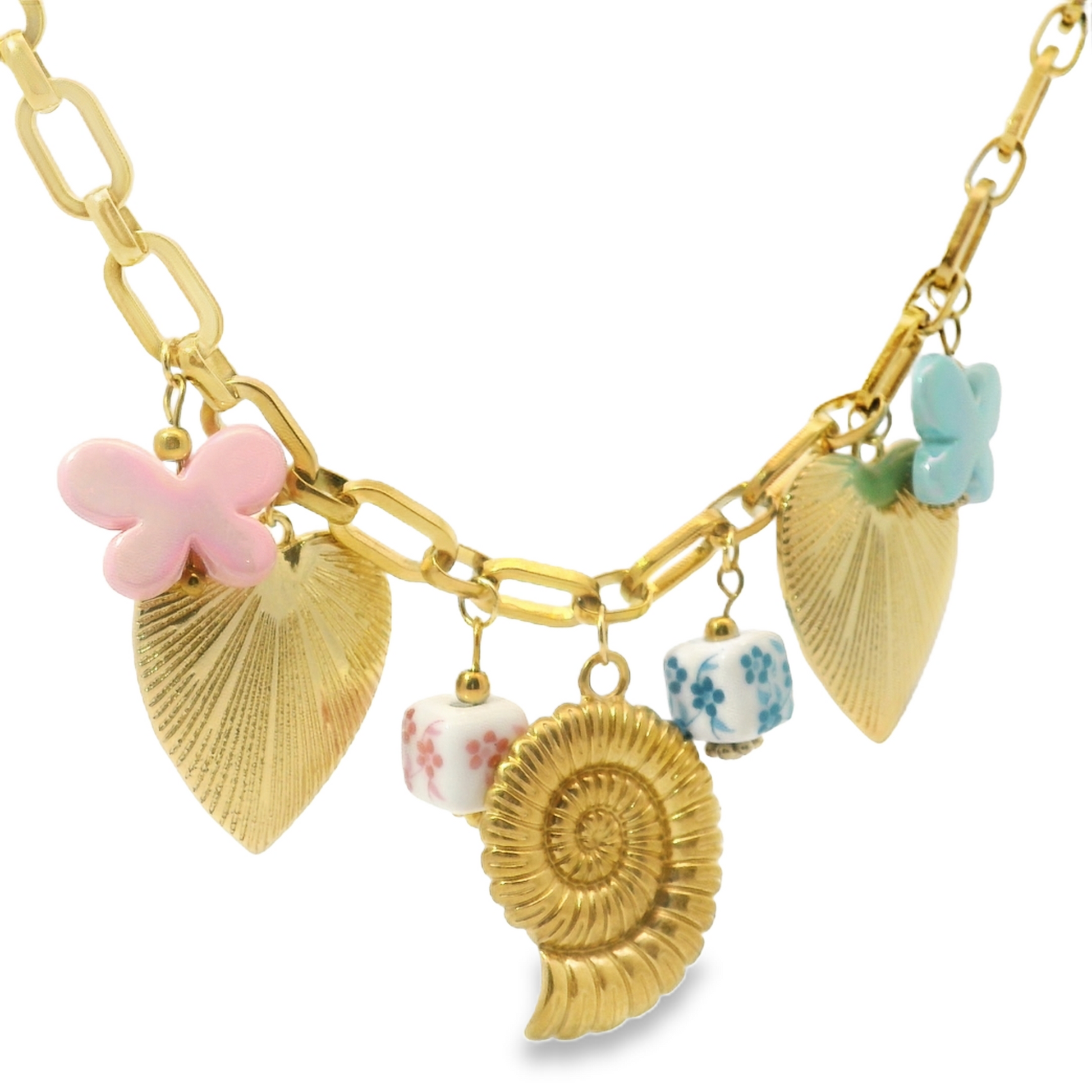 Butterfly Love Charm Necklace