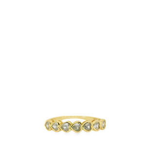 7 Hearts Vermeil Ring