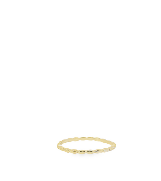 Dotted Vermeil Ring