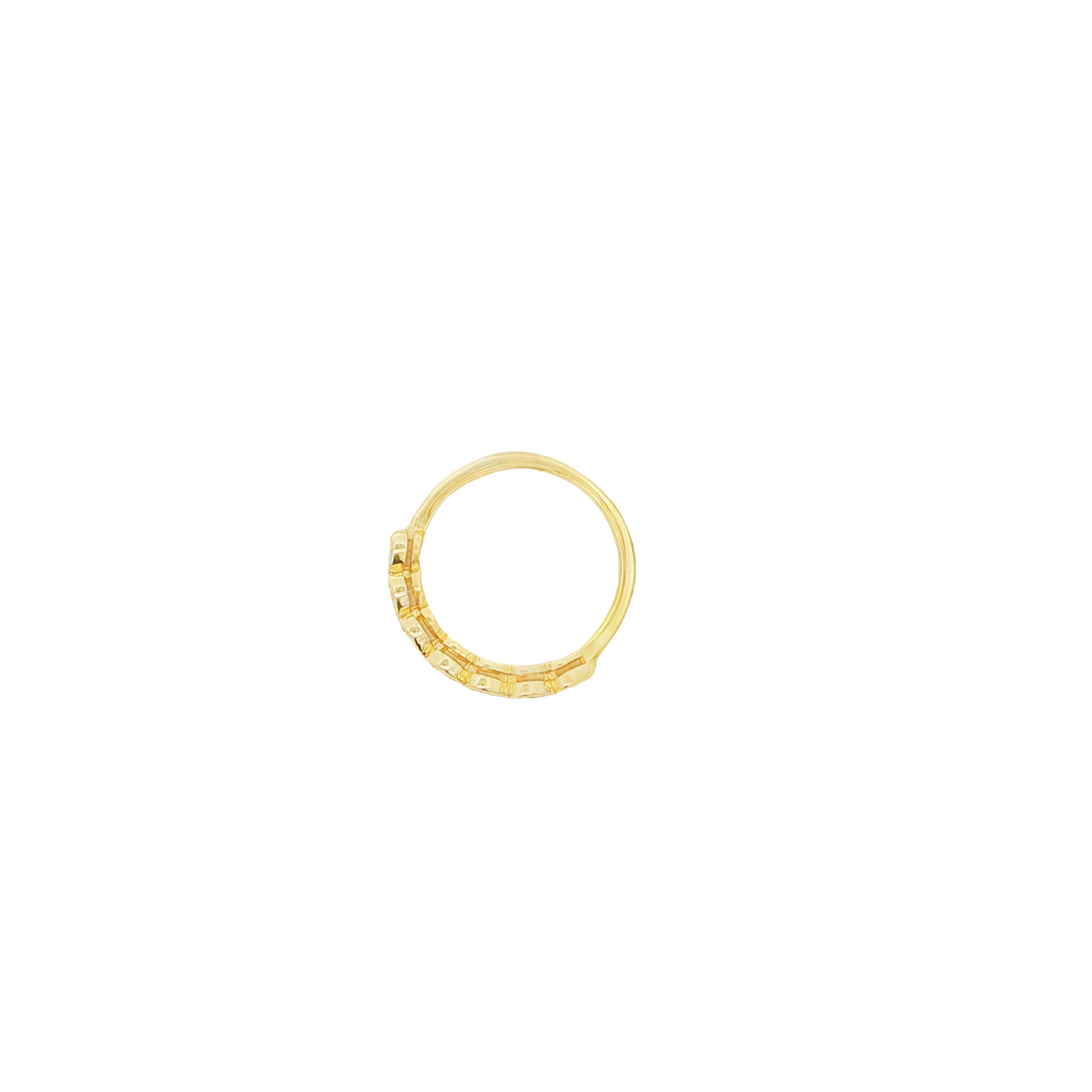 Seven Of Hearts Vermeil RIng