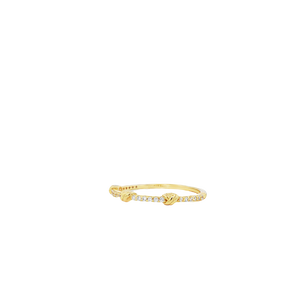 Three Knot Vermeil Ring