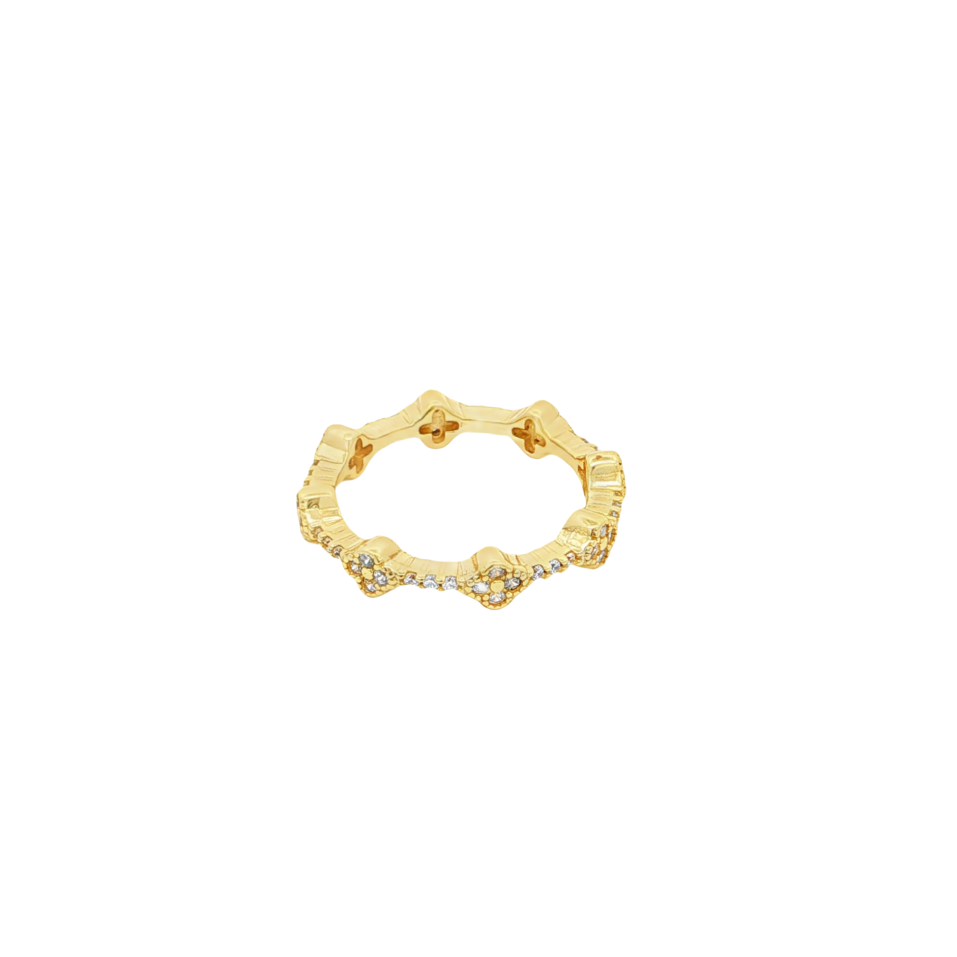 Clover Vermeil Ring