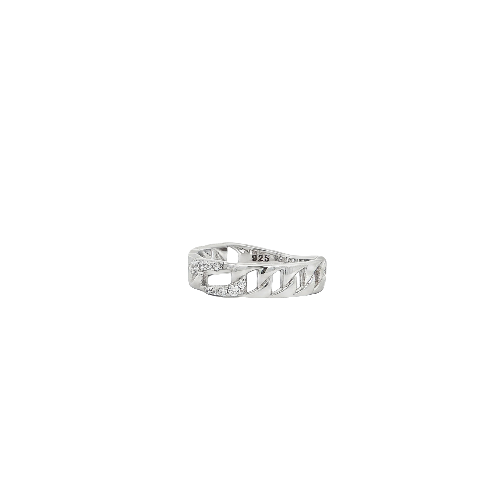Buckle Sterling Silver Ring