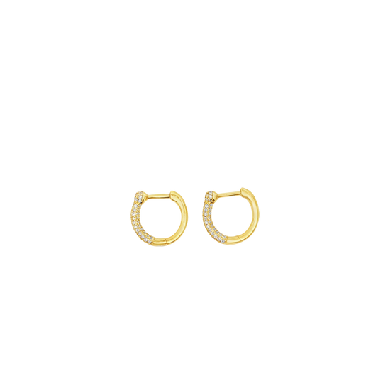 Starlit Huggie Vermeil Earrings