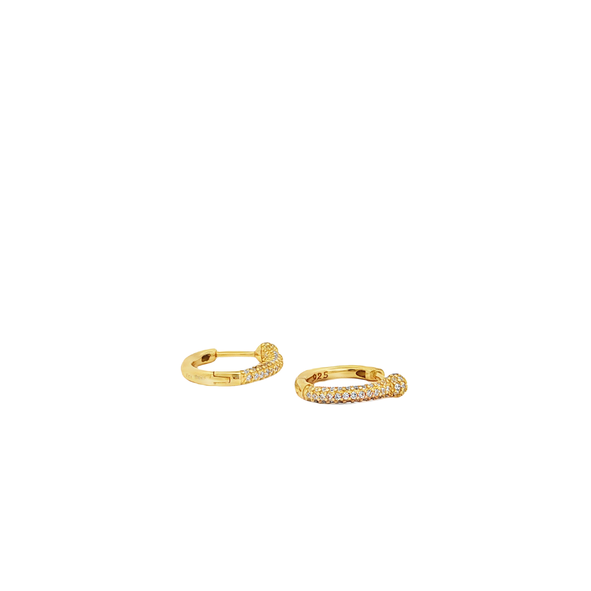 Starlit Huggie Vermeil Earrings