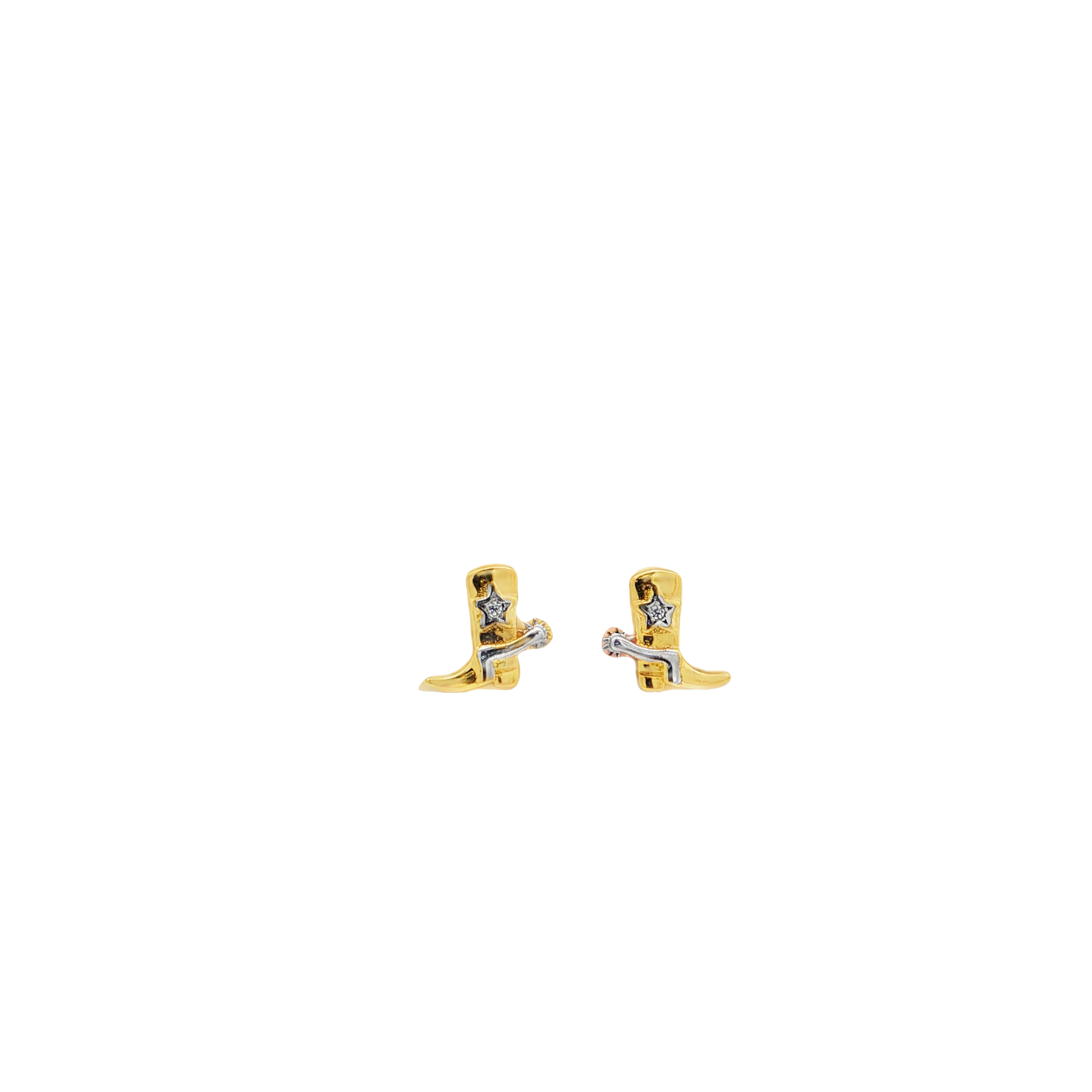 Western Rodeo Vermeil Earrings