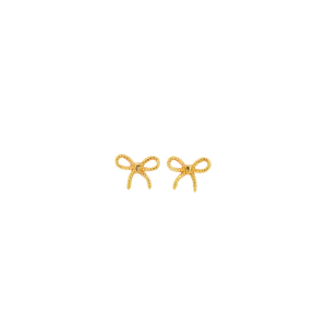 Mini Bow Knot Vermeil Earrings