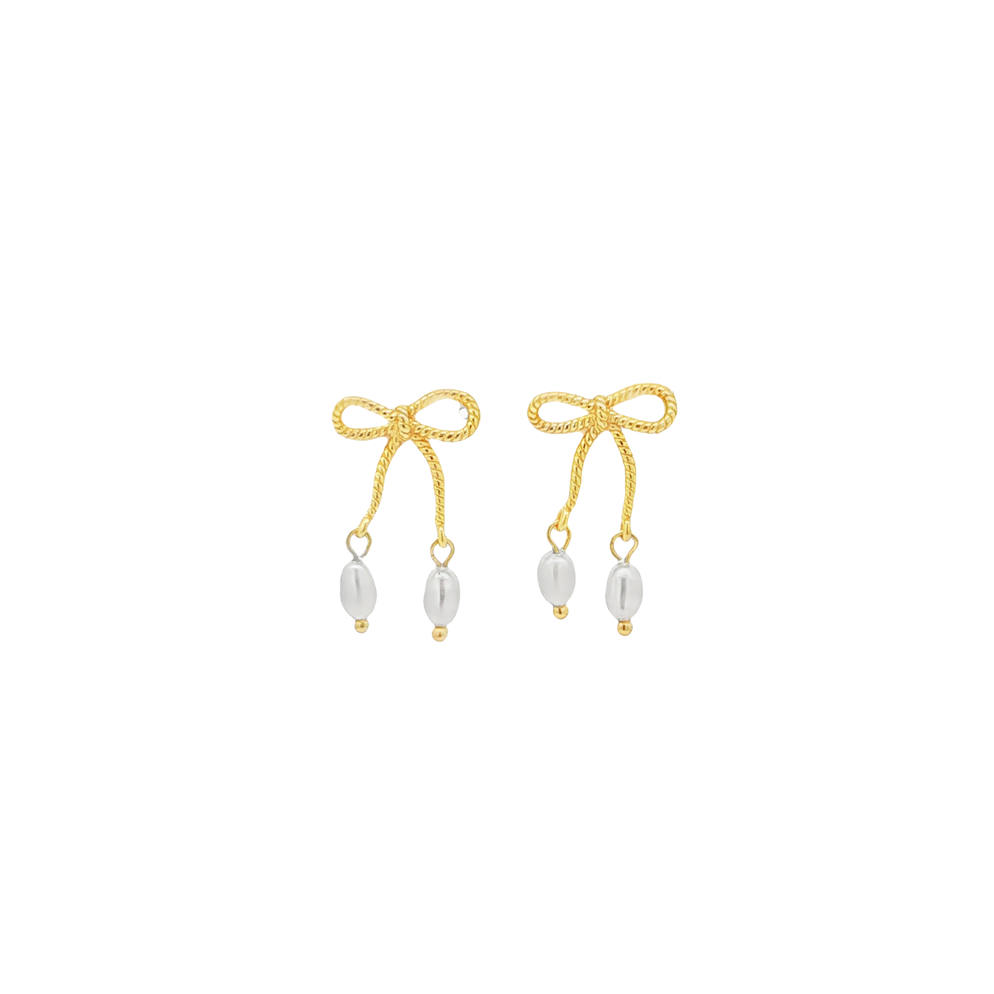 Heirloom Bow Vermeil Earrings