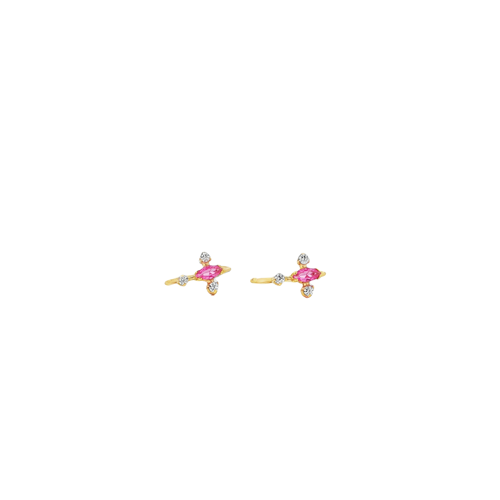 Dainty Rosé Vermeil Ear Cuff