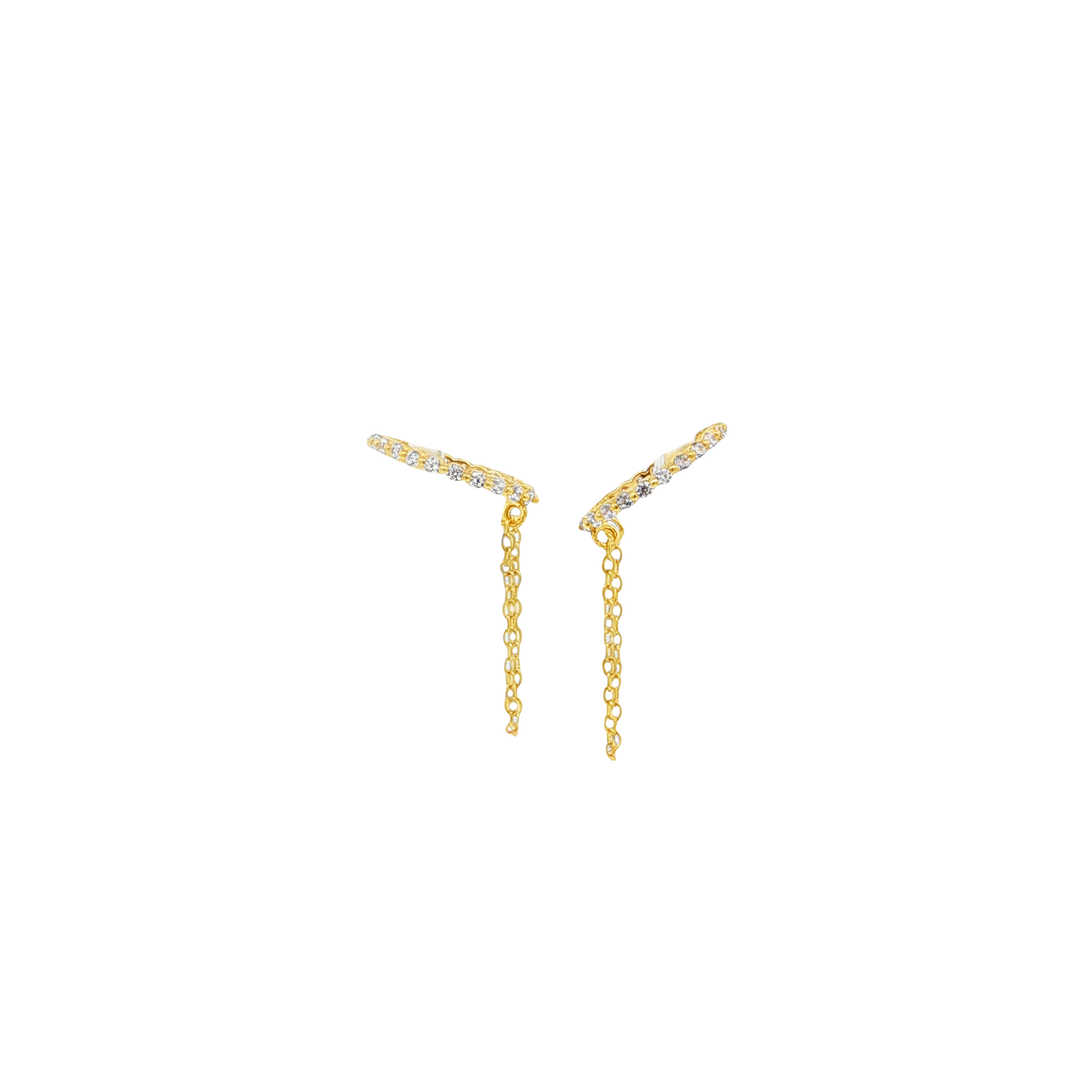 Diamond Flow Vermeil Ear Cuff