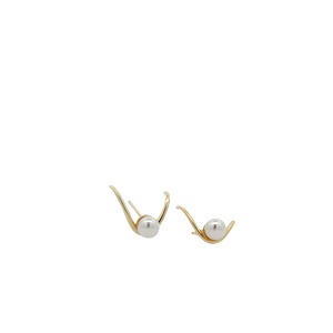 Pearl Embrace Vermeil Earrings