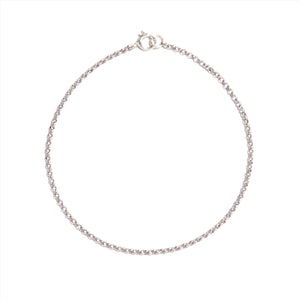 Rolo Bracelet In 14K White Gold