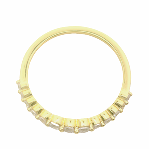 Eternal Pave Ring In Vermeil