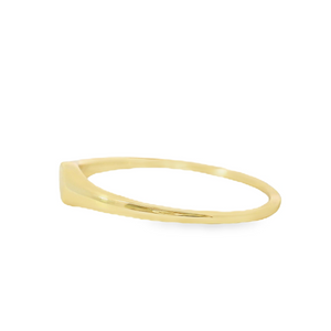 Tiny Oval Signet Ring