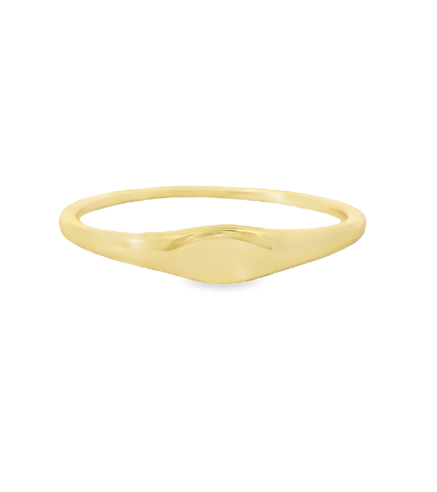 Tiny Oval Signet Ring