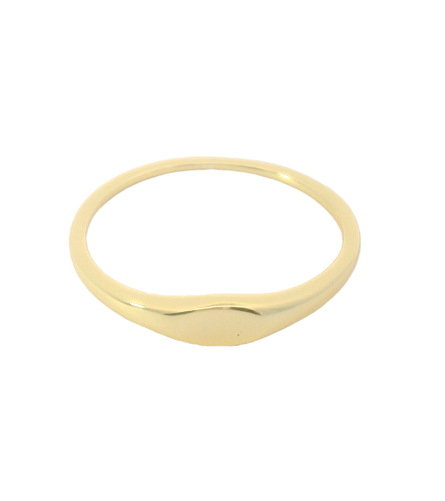 Tiny Oval Signet Ring