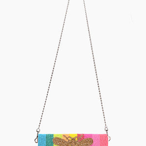 Rainbow Bee Clutch