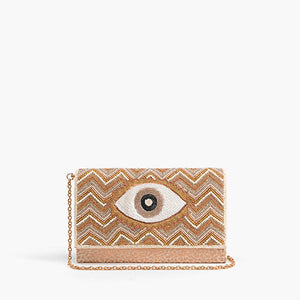 Rose Gold Evil Eye Good Luck Clutch