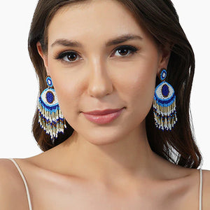 Grecian Nights Evil Eye Earrings