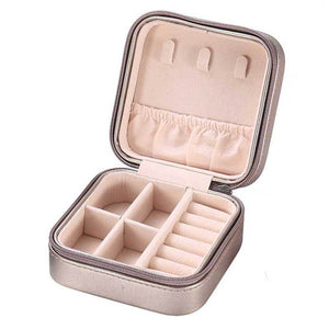 Champagne Jewelry Storage/Travel Case