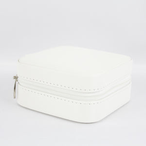 White Jewelry Storage/Travel Case