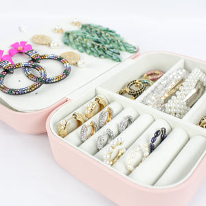 Pink Jewelry Storage/Travel Case