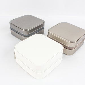 Silver Jewelry Storage/Travel Case
