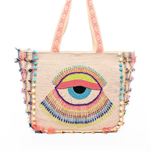 Lazy Daze Evil Eye Tote