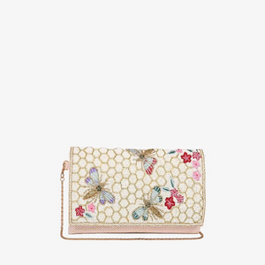 Rose Garden Golden Bee Clutch