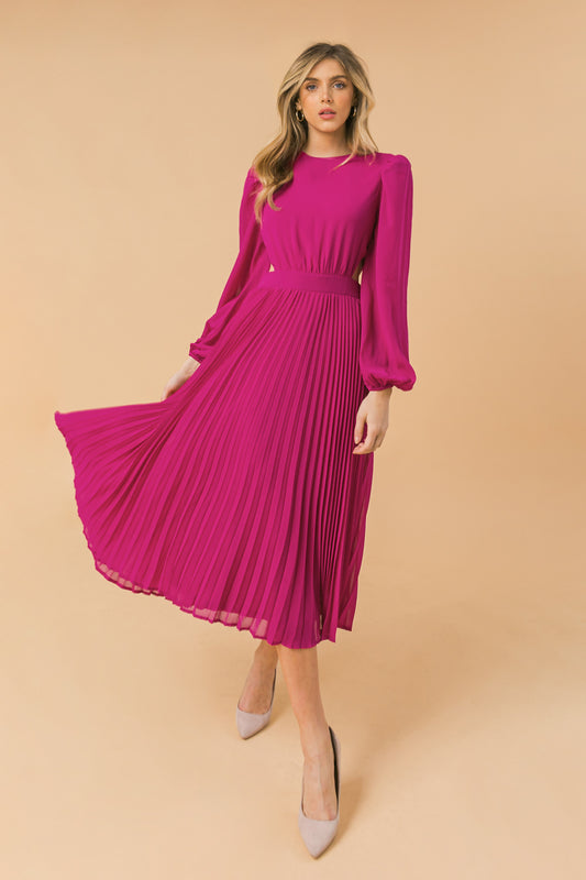 Magenta Maxi Dress